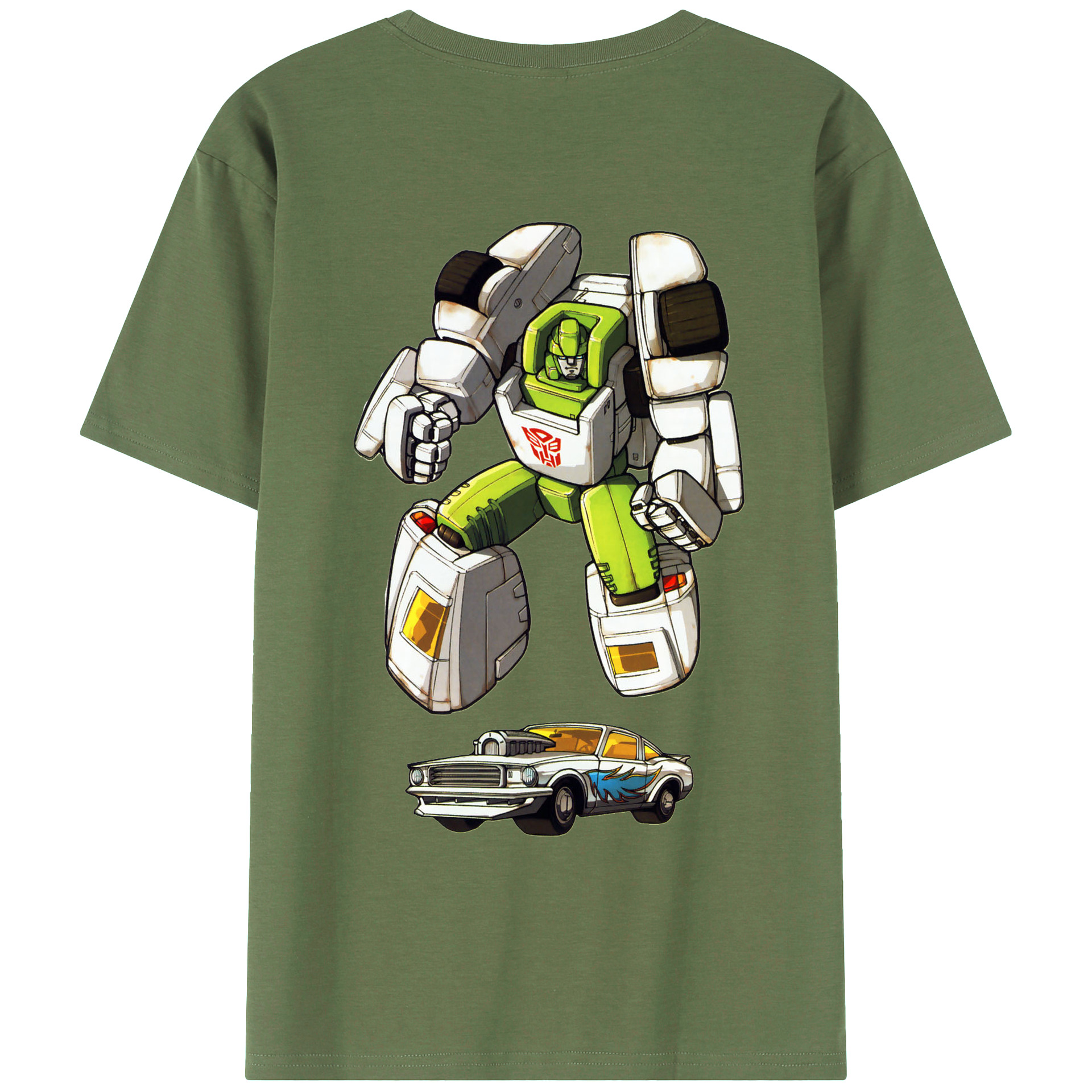 （画像用）  綿100％ メンズ半袖Tシャツ（バックプリント） 通気性